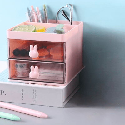 Organisateur Bureau - MultiFunctionalOrganizer™ - Rose - Bureau élégant