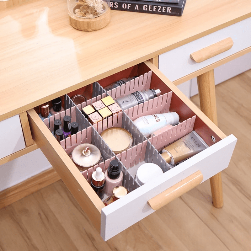 Séparateur de Tiroir - AdjustableDivider™ - Rose - Bureau élégant